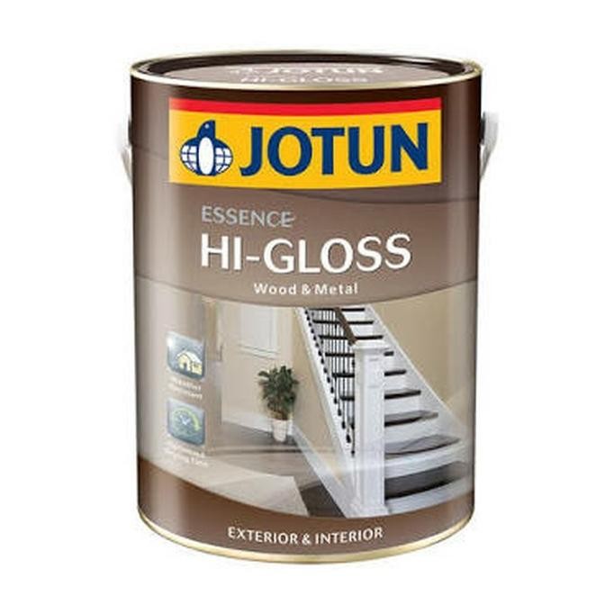 Cat Minyak Kayu & Besi Essence Hi-Gloss Jotun Warna Putih/Hitam (1 Lt) Original