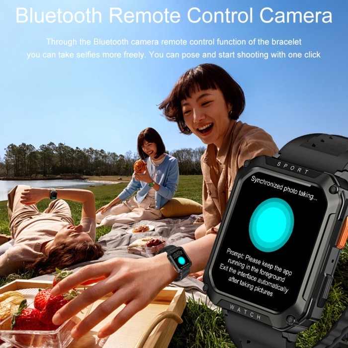 BIDEN SmartWatch T8Pro Olahraga Bluetooth Multi-Sport Mode Message