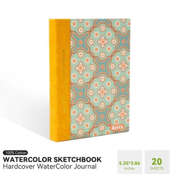 

Arrtx Watercolor Journal Sketchbook Hardcover 98x136mm