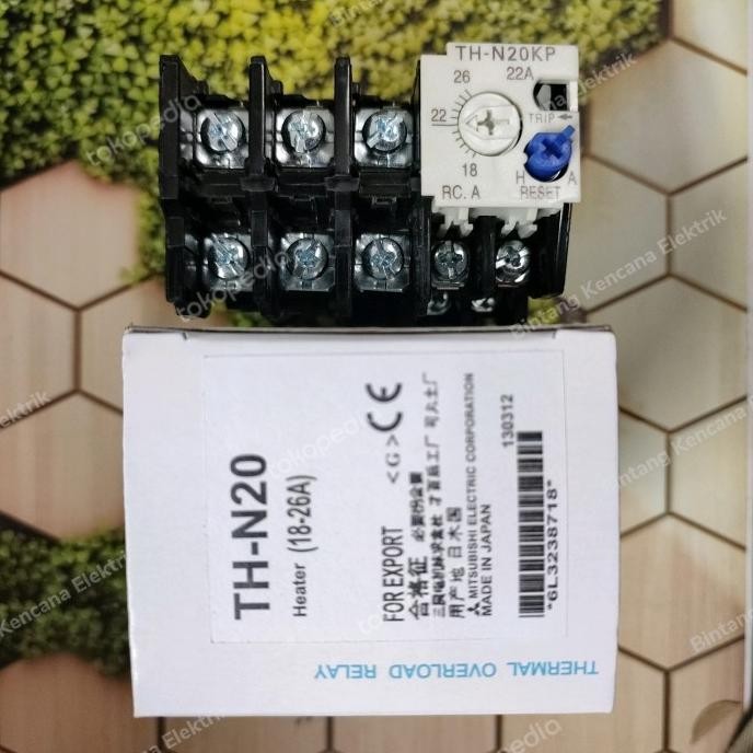 Promo Thermal Overload Relay TOR Mitsubishi TH-N20 18A-26A THN20 mitsubisi COD