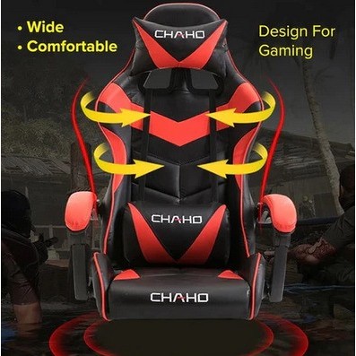 Kursi Gaming Chaho Kursi Gaming Foot-Rest Kursi Gaming Nyaman Murah