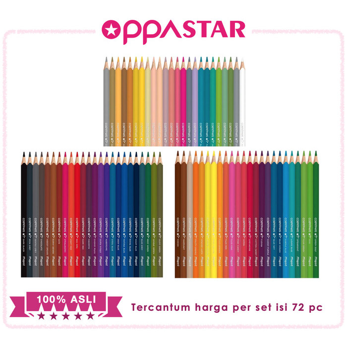 

SALE TERLARIS PENSIL WARNA SET MAPED COLOR PEPS STAR 72 WARNA /SET READYY