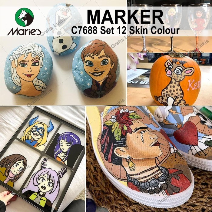 

SALE TERLARIS MARIES MARKER SET 12 SKIN TONES / SKIN COLOR /COLORING / SKETCH MARKER READYY