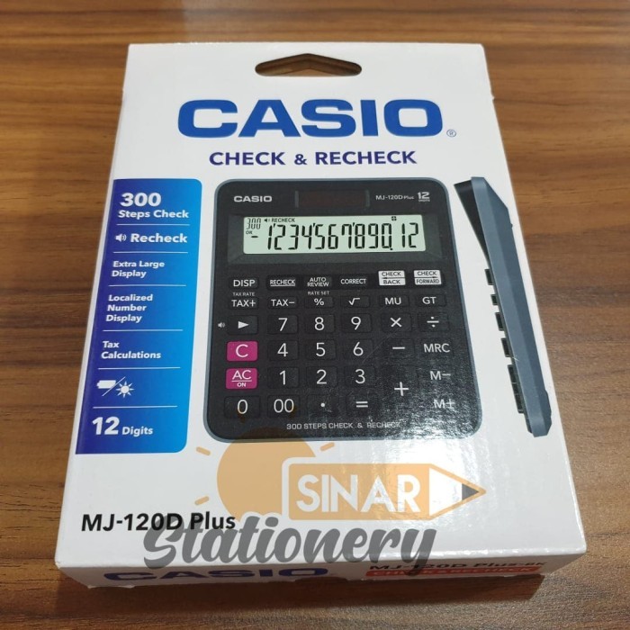 

Kalkulator casio mj 120d plus