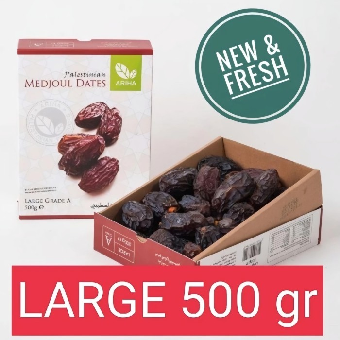 

Kurma Medjool Ariha Palestina @500 Gr , Medjol Medjoul Dates Palestine