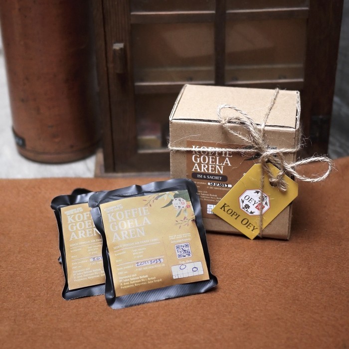 

Paket Koffie Goela Aren Isi 6 Sachet & 12 Sachet