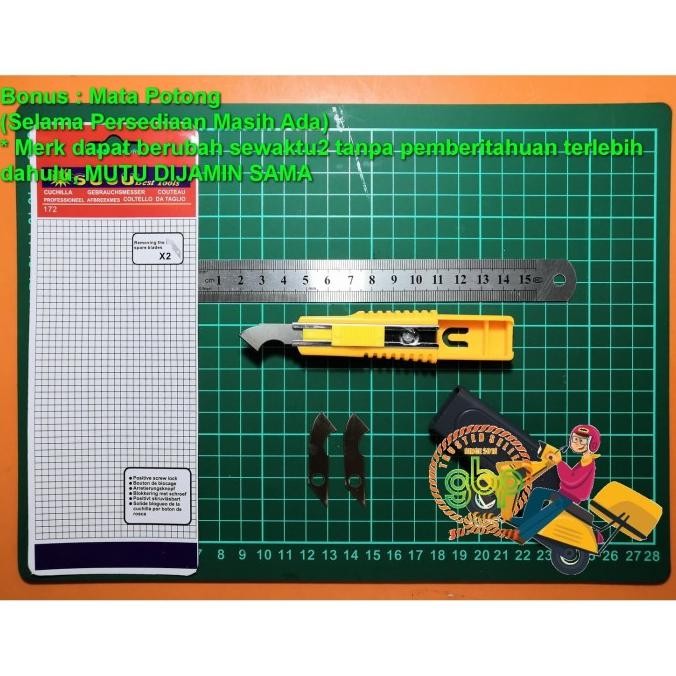 

TERMURAH KS SUJU PISAU CUTTER KATER PEMOTONG AKRILIK ACRYLIC BONUS MATA - MURAH