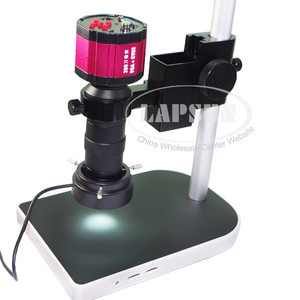 LabTestKit 2.0MP HD 100X Red Blue Digital Industry Microscope Camera VGA AV Video Output for PCB Lab