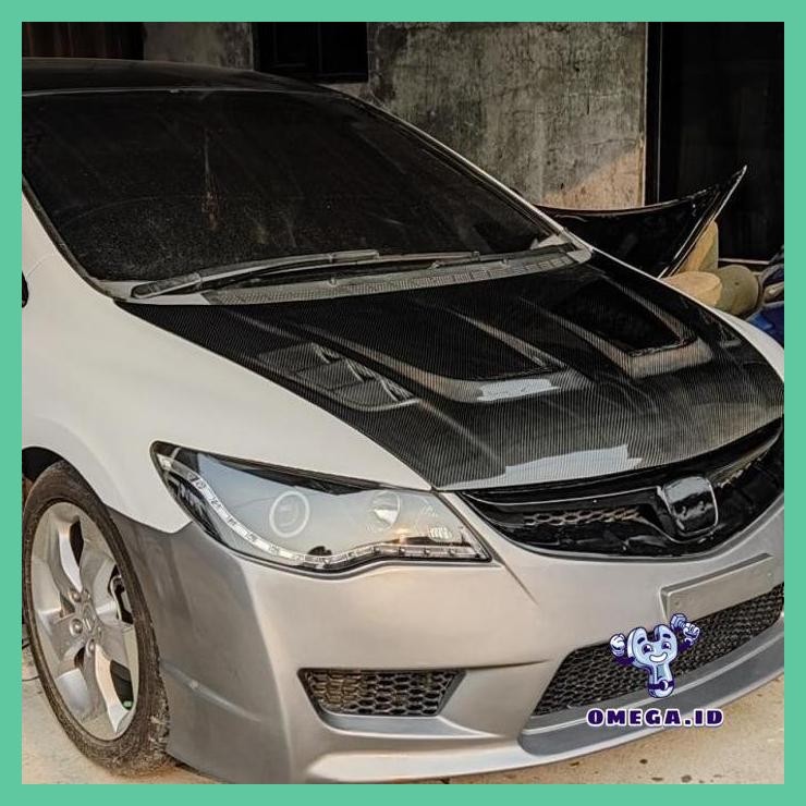 KAP MESIN CIVIC FD CARBON