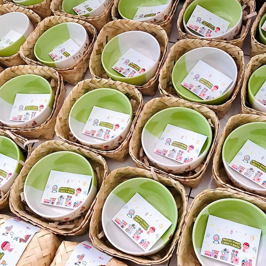 

Hampers Mangkok Keramik Custom Lebaran Idul Fitri Hadiah Kado Gift Ramadhan
