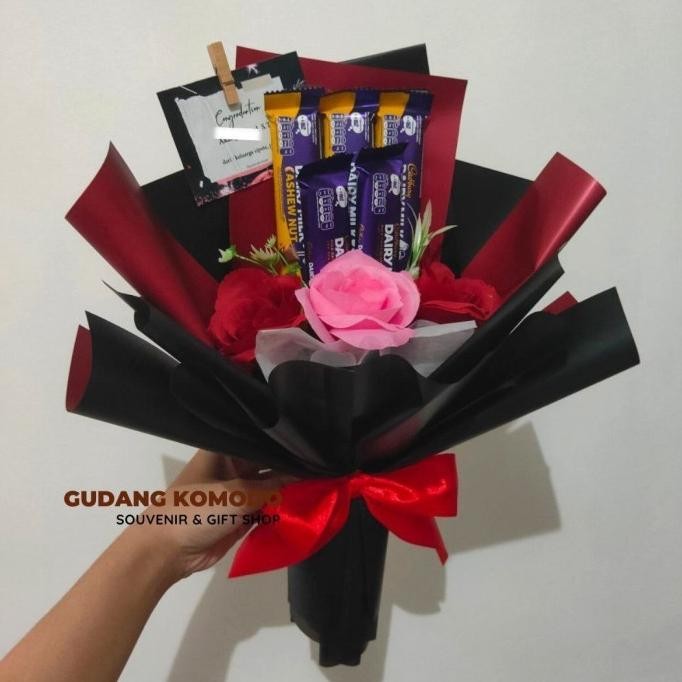 

[5 Cokelat] Buket Cokelat Murah Hadiah Valentine Kado Anniversary Gift