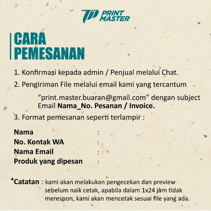 Cetak Canvas / Kanvas Custom Foto Spanram