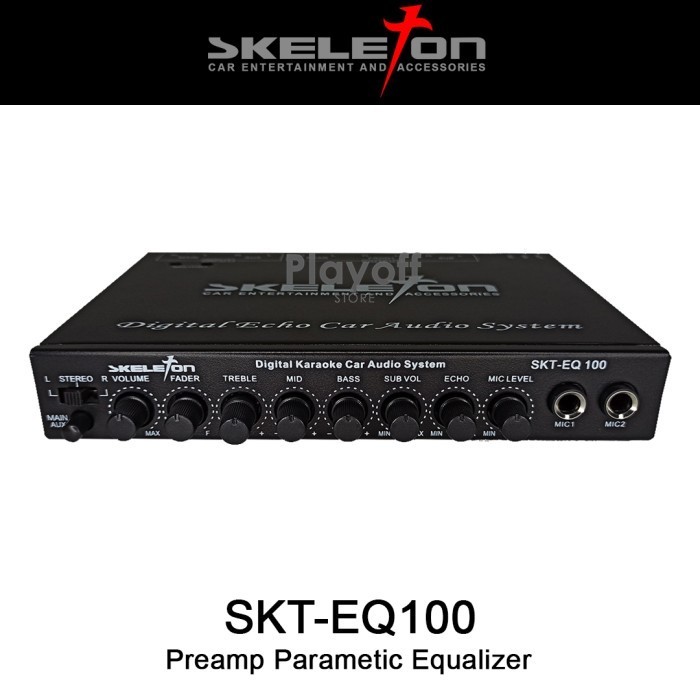 Preamp Parametric Equalizer Karaoke Mobil Skeleton