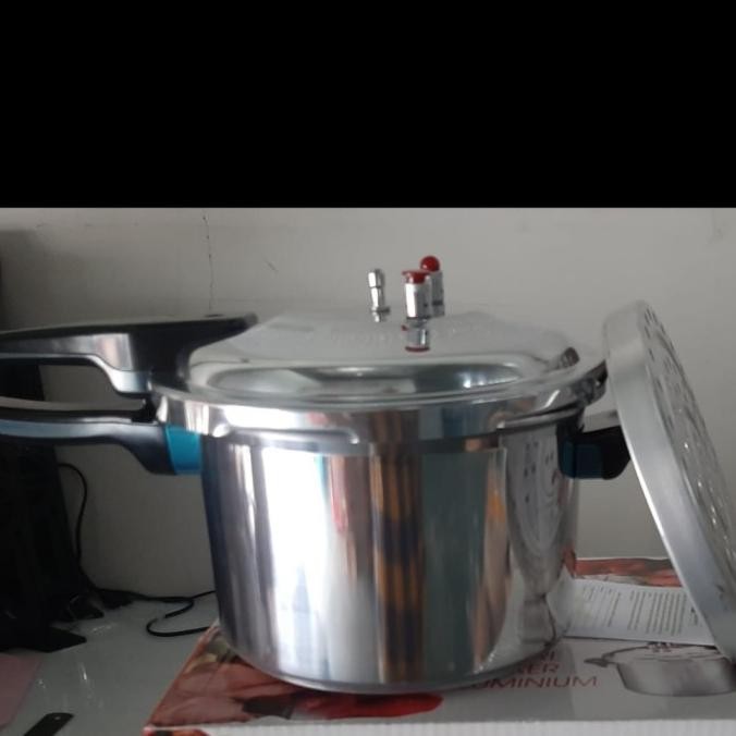 Panci Presto 8 Liter 24 Cm Trisonic / Pressure Cooker 8 Liter Lurus Parastikan