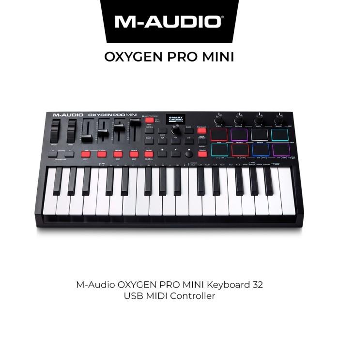 M-Audio OXYGEN PRO MINI Keyboard 32 USB MIDI Controller