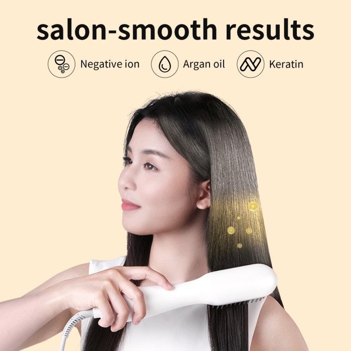 Livchic Catokan Hair Dryer + Sisir Styling 2-In-1 Hot Air Comb Rambut