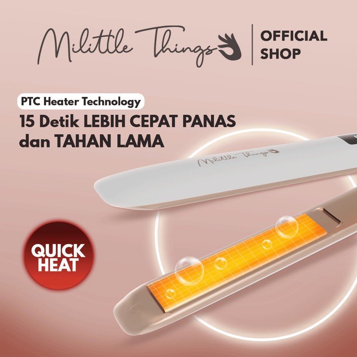 Milittle Things 201 Moisture Protect Straightener - Catokan Pelurus
