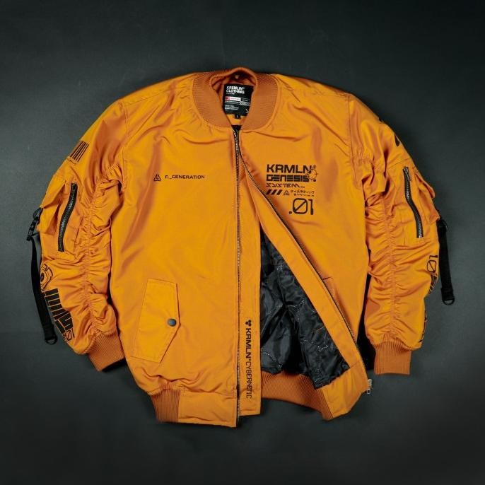 KREMLIN BOMBER JACKET - GENESIS | MUSTARD STOK TERBATAS