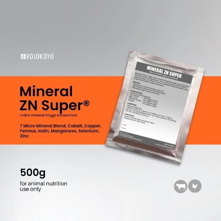 ty-65 Mineral ZN Super Micro Mineral Hitam Konsentrasi Tinggi Hewan Premium