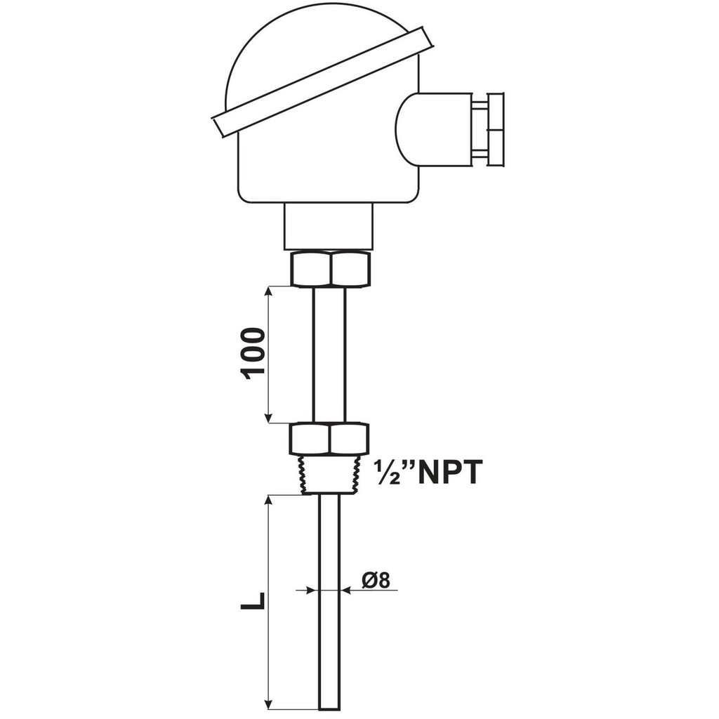 TEMPERATURE SENSOR , RTD - PT100