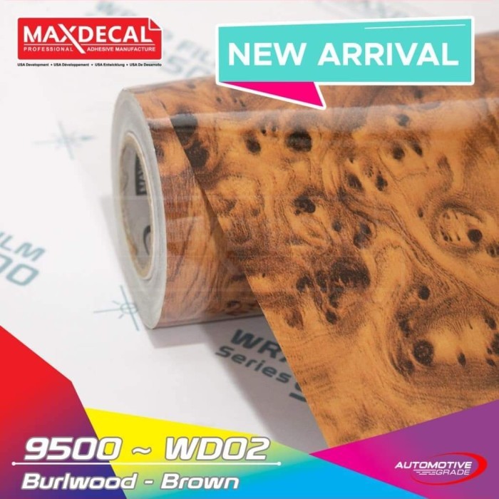 

HOT SALE! Stiker Sticker Vinyl Vinil Kayu Wood Wooden Panel Maxdecal Lentur