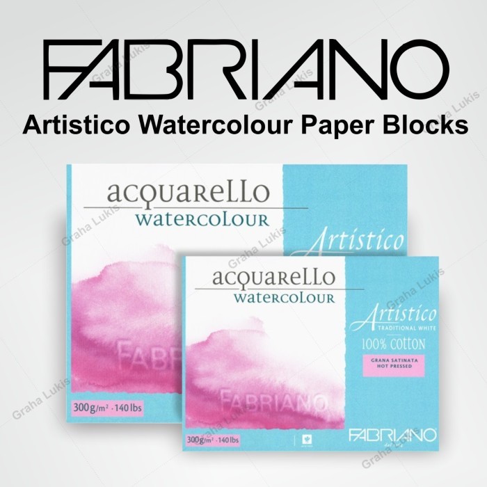 

HOT SALE Fabriano Artistico Watercolour Paper Blocks 300 GSM 20 Sheets