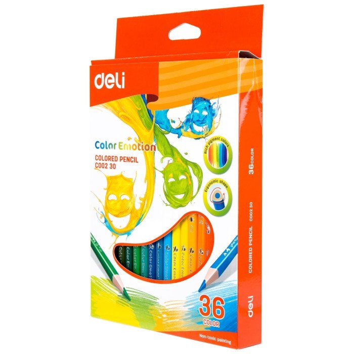 

SALE PENSIL WARNA ISI 36 COLOR PENCIL DELI C002 30 BAGUS EMPUK