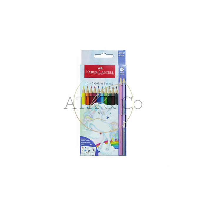 

MURAH Pensil Warna Faber-Castell 12 Colors Unicorn Special Edition - Color Pencil 12 Colour