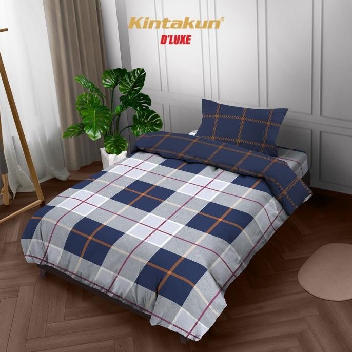 Kintakun Bedcover Set Sprei Fitted 120 x 200 Aesthetic DLUXE 30 cm