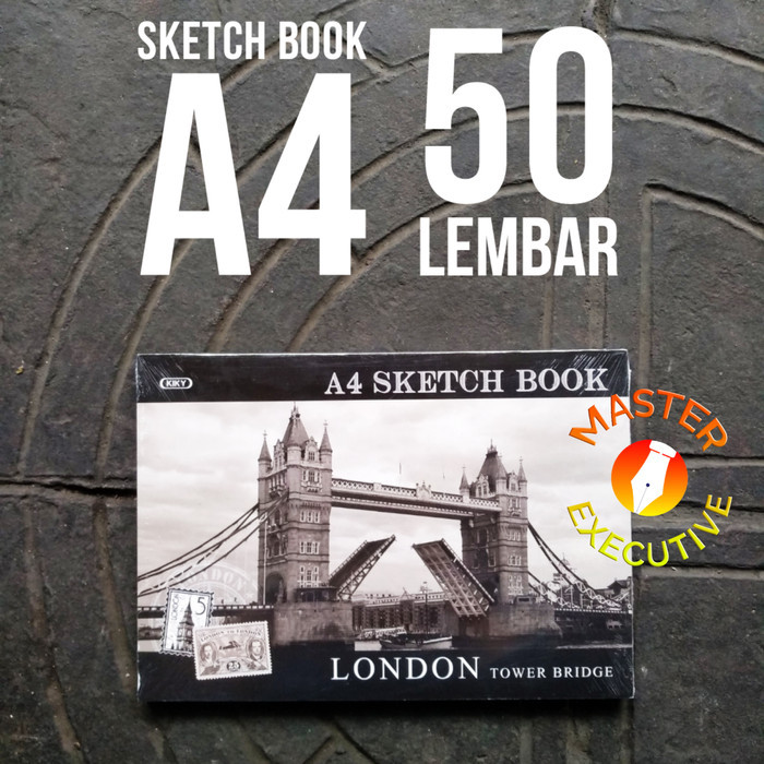 

HOT SALE Kiky Sketch Book A4 / Buku Menggambar Sketsa 50 Lembar versi Travel
