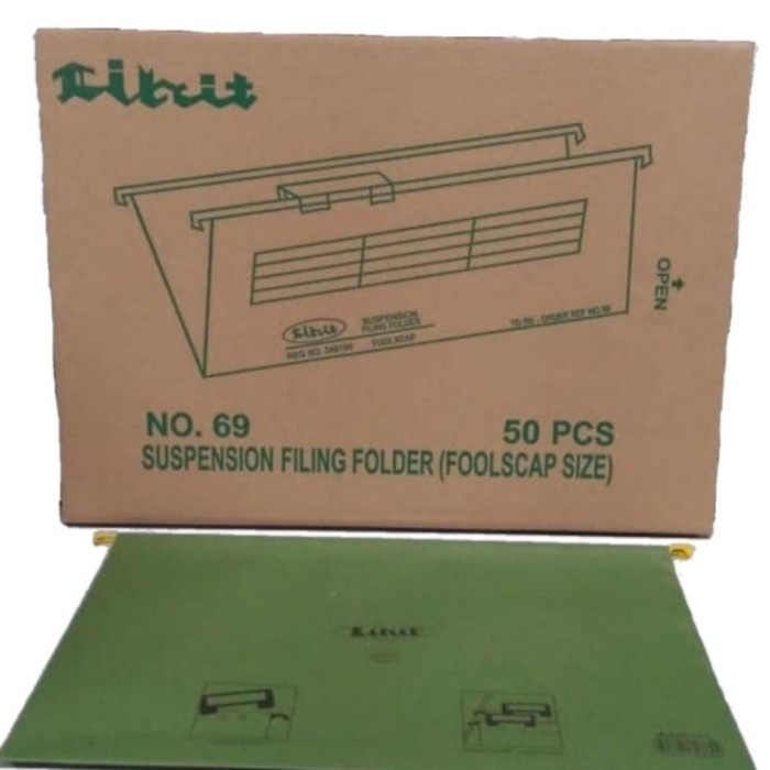 

TERMURAH - Hangmap LIHIT No 69 Suspension Filling Folder Hang Map isi 50 Pcs