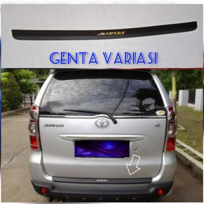 TERLARIS SILLPLATE BELAKANG MOBIL AVANZA / LIS PINTU BAGASI MOBIL