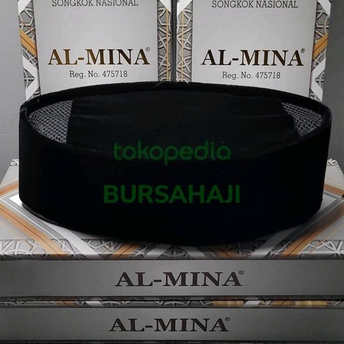 Sale Songkok Peci Kopiah Hitam Ac Songkok Hitam Super Al Mina