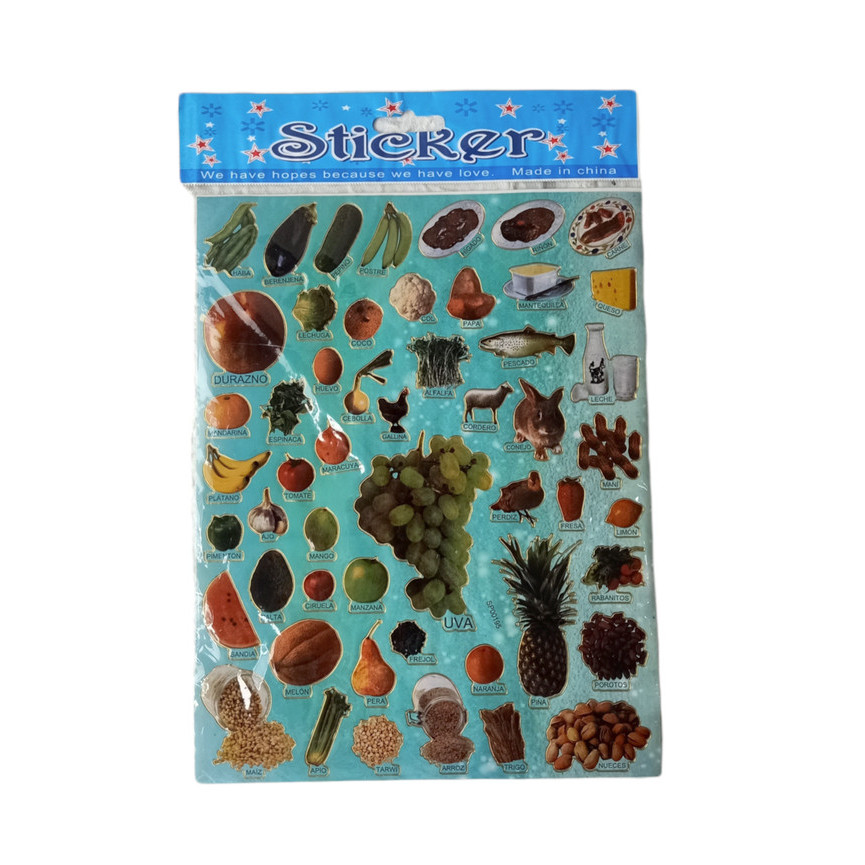 

New Arrival Mainan Stiker Sticker Anak BUAH H-006 Low Price