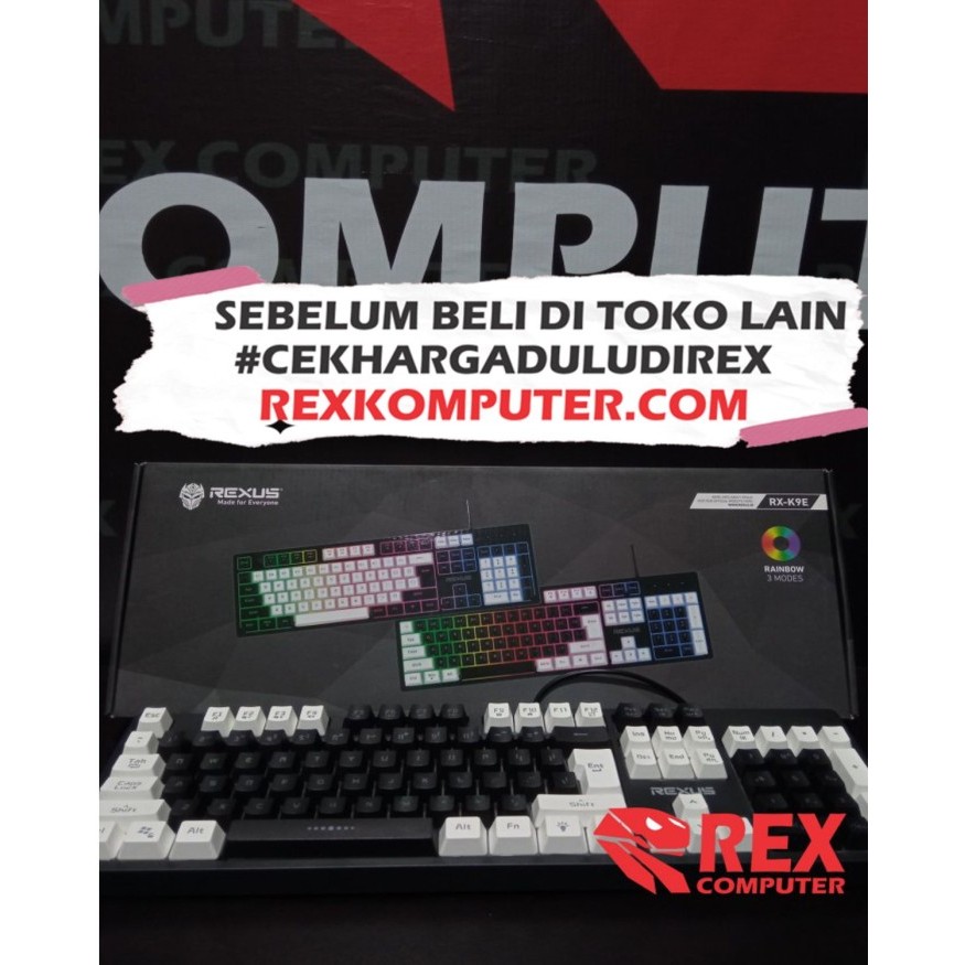 Rexus Keyboard Gaming K9E