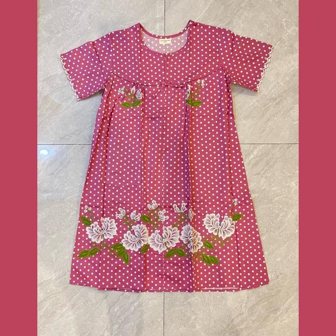 Grosir Daster Bordir Malang / Katun Jepang / Premium / Tangan Pendek / M03