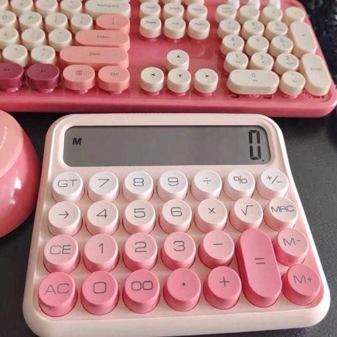 

COLORFUL MECHANICAL CALCULATOR RETRO KALKULATOR TIMBUL IMUT WARNA GRADIASI