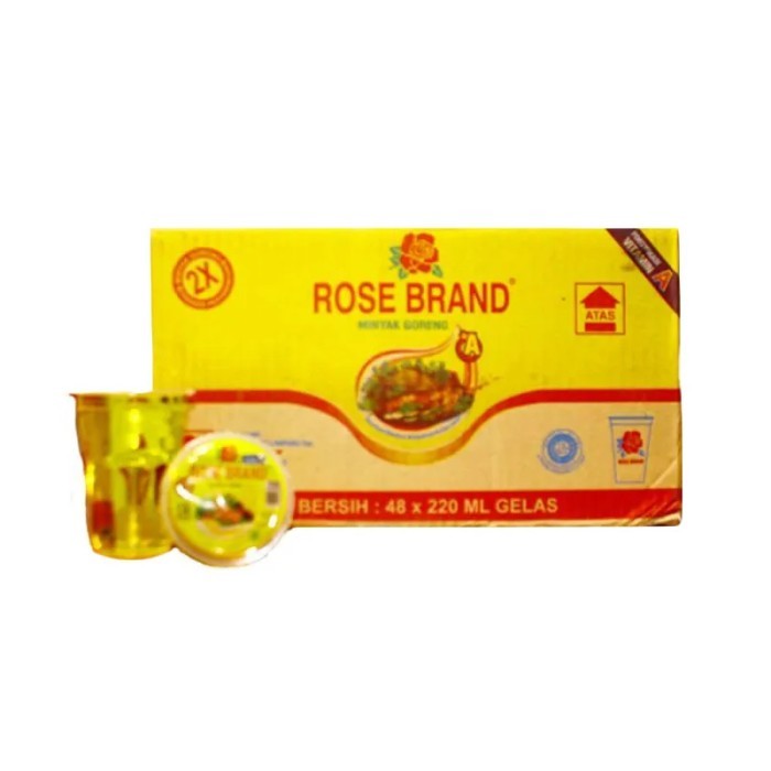 

Minyak Goreng Gelas Rose Brand 220Ml 1Dus Khusus Ojol