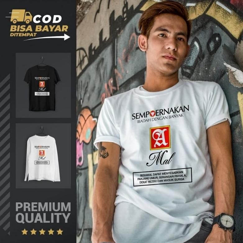 Promo Kaos Plesetan Desain Sempurnakan Ibadah Kaos Distro
