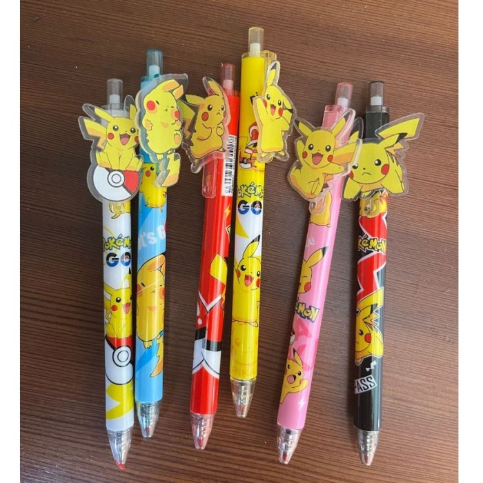 

Paket Usaha Pulpen Akrilik Sanrio Ink Pen Pokemon Pen Cetek ( 48pis)