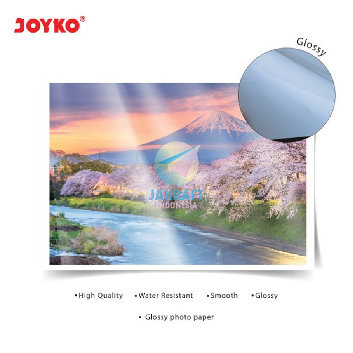 

Kertas Foto A4 JOYKO GSP-A4-160 isi 50 Glossy Photo Paper 160 Gsm