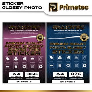 

Sticker Photo Paper Ultra Thin A4 Isi 50 Lembar 135GSM ATAU 80GSM