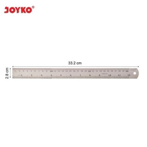 

Penggaris Besi Stainless Steel Joyko Rl-St30 30 Cm