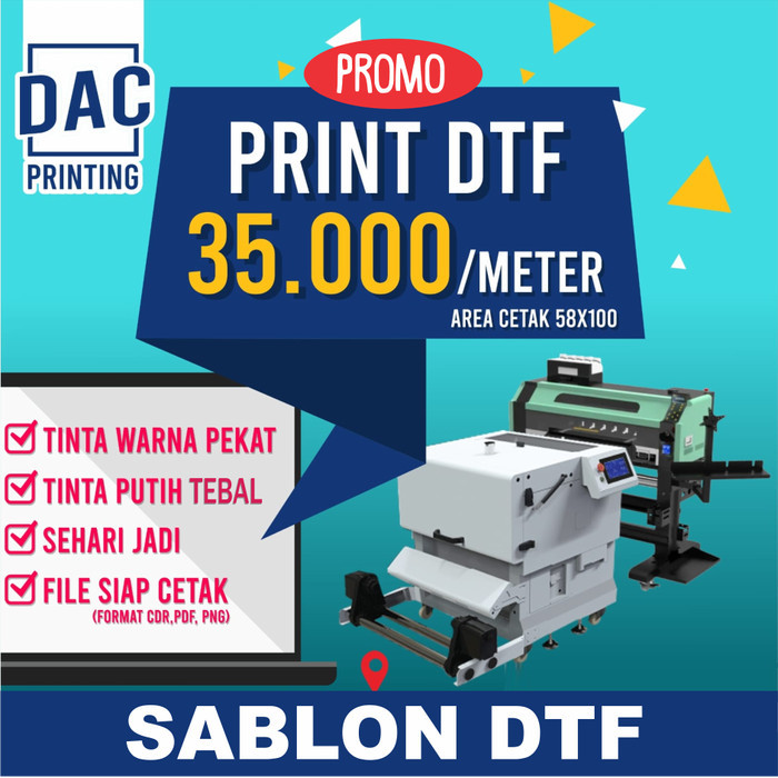 

Cetak Print Sablon Dtf Meteran - Print Dtf Sablon Digital