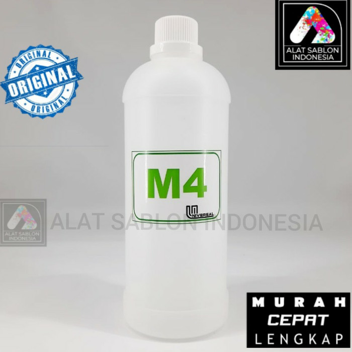 

Minyak M4 Pembersih Tinta Sablon 1 Liter