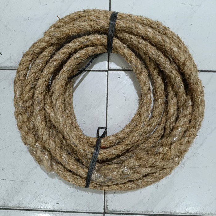 TERBARU - Tali panjat PLN tali coklat tambang pengaman panjat tiang pju listrik