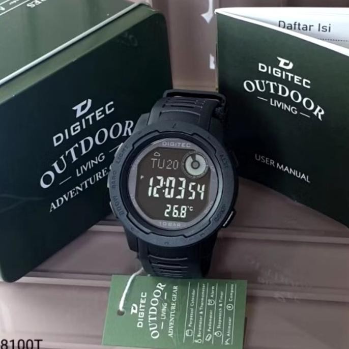 Jam Tangan Pria Digitec Outdoor DS 8100 Original