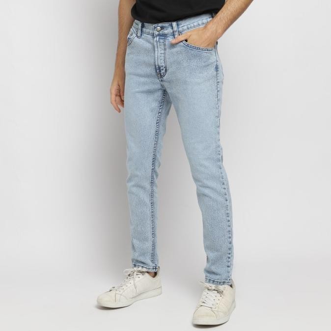 Original PAULMAY Celana Panjang Jeans Pria Slim Fit - Ice Blue