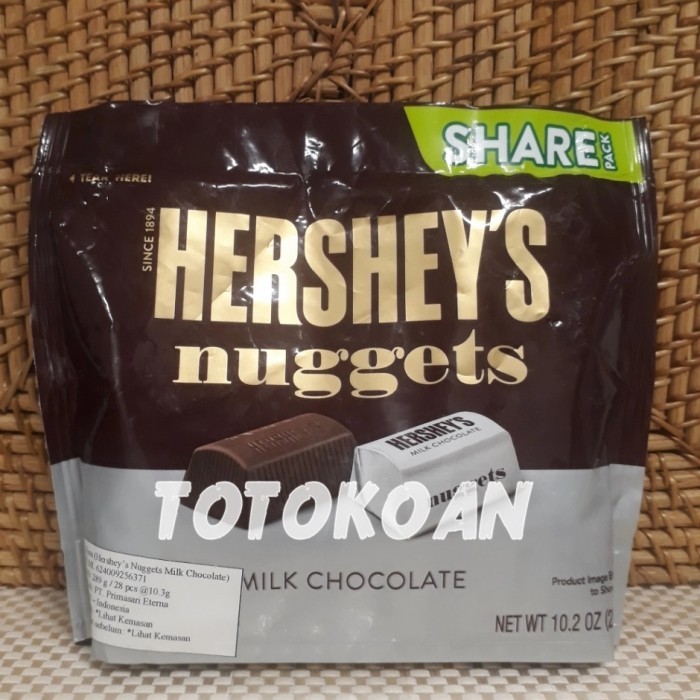 

HERSHEY'S HERSHEYS NUGGETS MILK CHOCOLATE 289 GR