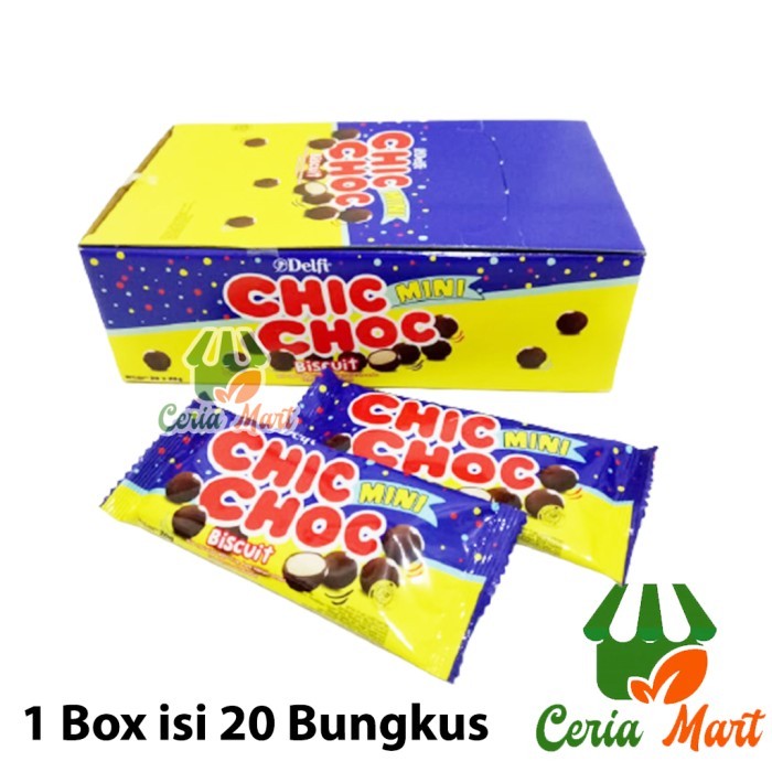 

Coklat Delfi Chic Choc Mini Choco Balls 20 gr Box isi 20 Bungkus